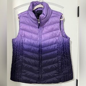 Talbots Purple Women's Puffer Vest